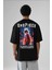 Unisex Oversize One Piece T-Shirt Siyah 1