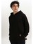 Çıt Çıt Detaylı Kapüşonlu Erkek Sweatshirt 3