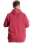 Büyük Beden Erkek Kapüşonlu Sweatshirt New Port 23546 Bordo 4