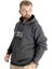 Büyük Beden Erkek Sweatshirt Kapüşonlu 23540 Antramelanj 2