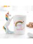 Unicorn Tasarımlı 3D Seramik Kupa Bardak 400 ml 1