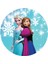 Letbil Reklam Elsa Anna Frozen 4 cm - 60 Adet Opak Etiket 1