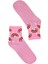 Unisex Pink Over It Kolej Çorap 3