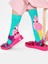 Happy Socks Ithal Özel Seri Unisex Renkli Soket Ice Cream Surf Çorap 1