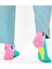 Happy Socks Ithal Özel Seri Unisex Renkli Soket Ice Cream Surf Çorap 2