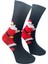 Özel Koleksiyon Unisex Yılbaşı Noel Merry Christmas Happy Classic Soket Çorap 2