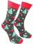 Özel Koleksiyon Unisex Yılbaşı Noel Merry Christmas Happy Red Car Tree Soket Çorap 2