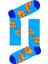 Happy Socks Ithal Özel Seri Unisex Happy Socks Number One Dad Sock Renkli Soket Çorap Dikişsiz 1