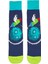 Happy Socks Ithal Özel Seri Unisex Happy Flying Spaceman Renkli Soket Çorap 3