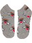 Unisex Happy Grey Tom Renkli Patik Çorap 2