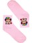 Unisex Pink Icon Kolej Çorap 2