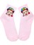 Unisex Pink Icon Kolej Çorap 4