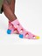 Happy Socks Ithal Özel Seri Unisex Renkli Soket Pinky Smile Çorap 4