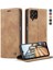 BDT Market Samsung Galaxy M33 5g Için Flip Case Vintage Pu Deri Cüzdan Flip Folio (Yurt Dışından) 1