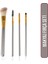 Professional Makeup Brush Champagne Serisi 4'Lü Set (No:14-17-23-24) Makyaj Fırça Seti 1