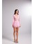 Kadın Pembe Mini Boy Astarlı Pinky Elbise 4
