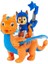 Paw Patrol Dinozorlu Kahraman Şövalyeler Oyun Seti - Chase And Dragon Draco 20 cm 3