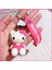 3 Boyutlu Slikon Hello Kitty Figürlü Anahtarlık & Çanta Aksesuarı 1