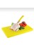 Polietilen Kesim Tahtası Et Meyve Kesme Levhası 50X30X4 cm Sarı 1