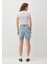 Lidia All Blue Vintage Açık Mavi Jean ŞORT1410145-87089 5
