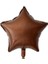 18 Inç Kahverengi Renk Yıldız Folyo Balon 1