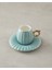 Polka New Bone China 4 Parça 2 Kişilik Kahve Fincan Takımı Mint 3