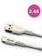 Type-C & USB Girişli 3.4 A Şarj Cihazı 1 Metre Kablo + Adaptör Samsung Oppo Xiaomi Modellerle Uyumlu 3