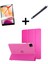 Apple iPad Air 13INÇ M2 Kılıf Set Pu Deri Smart Tablet Kilifi Ekran Koruyucu + Kalem A2898 A2899 A2900 2