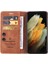 Samsung Galaxy S21 Ultra Basit Iş Deri Kılıf Flip Case Için Flip Case (Yurt Dışından) 3