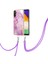 Samsung Galaxy Case 5g Anti-Scratch Yumuşak Mermer Crossbody Kordon (Yurt Dışından) 1