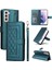 Samsung Galaxy S21 Artı Darbeye Dayanıklı Basit Iş Cüzdan Için Flip Case (Yurt Dışından) 4