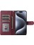 Iphone 15 Için Flip Case Pro Cüzdan Kapak Çevirin Deri Kılıf Basit Iş (Yurt Dışından) 5
