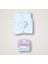 Baharın Çiçekli Kalbi Nakışlı %100 Cotton 10LU Zıbın Takımı Hastane Çıkışı Pembe 4