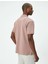 Yakalı Tişört Düğmeli Slim Fit Kısa Kollu - Koton - 4SAM10108MK - Pembe - L 5