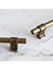 Hisar Antik Sarı Metal Kulp 128 Mm-12.8 cm Mobilya Çekmece Mutfak Dolabı Dolap Kulpları 3