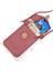 Adet Kadın Moda Kilit Crossbody Çanta Dokunmatik Ekran Pu Omuz Çantası Cep Telefonu Cep Cüzdan Kadınlar Için Crossbody Cep Telefonu Çantası (Yurt Dışından) 5
