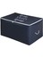 Lacivert Home Sweet Home Baskılı Orta Boy Baza Altı Kazak Pike Battaniye Hurcu 52X28X31 3