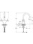 VitrA Origin Classic Lavabo Bataryası Soft Bakır A4288429 2