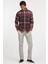 Erkek Dunoon Tailored Gömlek RE89 Winter Red 3