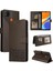 Xiaomi Redmi 9c Kickstand Premium Deri 4 Için Flip Case Köşe Üç (Yurt Dışından) 1