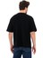 Jakarlı Kumaş Bisiklet Yaka Kısa Kol Oversize Erkek T-Shirt 3