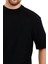 Jakarlı Kumaş Bisiklet Yaka Kısa Kol Oversize Erkek T-Shirt 4