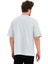 Jakarlı Kumaş Bisiklet Yaka Kısa Kol Oversize Erkek T-Shirt 4
