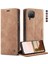 Huawei P40 Lite Için Flip Case Kılıf Kart Yuvası Kickstand Vintage Pu Deri (Yurt Dışından) 1