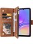Samsung Galaxy A05 4g Çoklu Kart Yuvaları Anti-Düşme Fermuar Cep Deri Telefon Kapağı (Yurt Dışından) 2