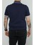 Hscstore Erkek Polo Yakalı Indigo T-Shirt- 8421 4