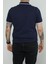 Hscstore Erkek Polo Yakalı Indigo T-Shirt- 8421 4
