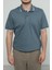 Hscstore Erkek Polo Yakalı Petrol T-Shirt- 8421 1