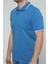 Hscstore Erkek Polo Yakalı Mavi T-Shirt- 8421 2