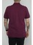 Hscstore Erkek Polo Yakalı Mürdüm T-Shirt- 8420 4